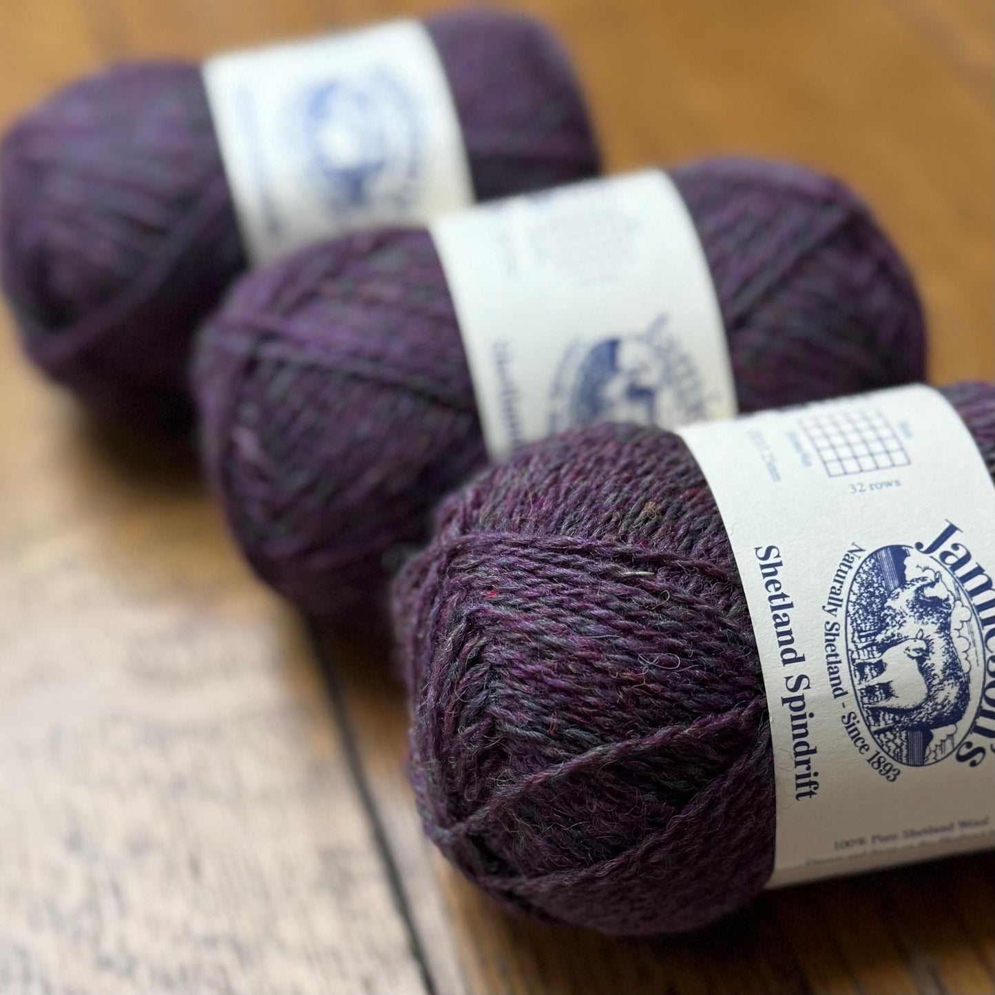 Jamieson's of Shetland Spindrift Purples