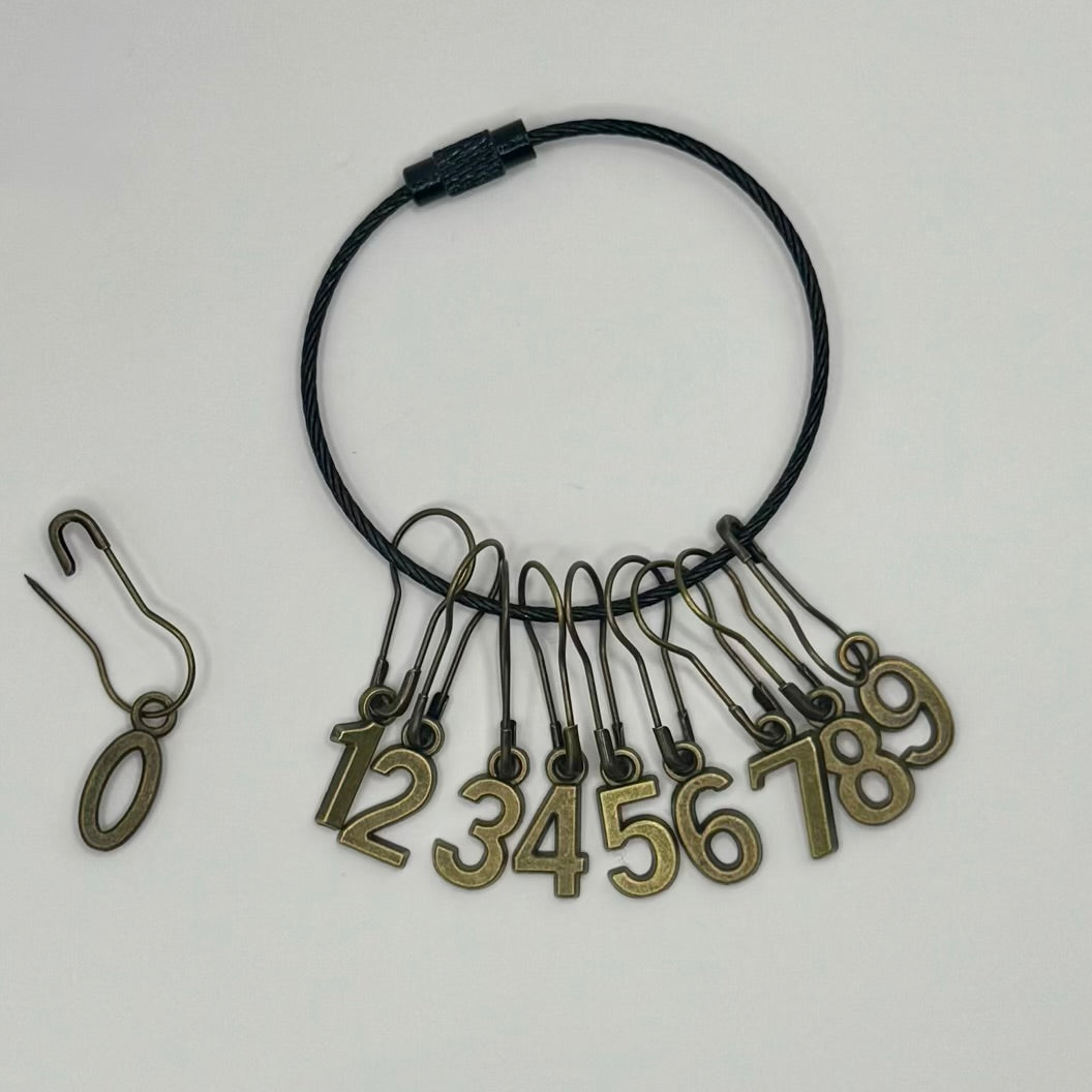 Number Stitch Markers