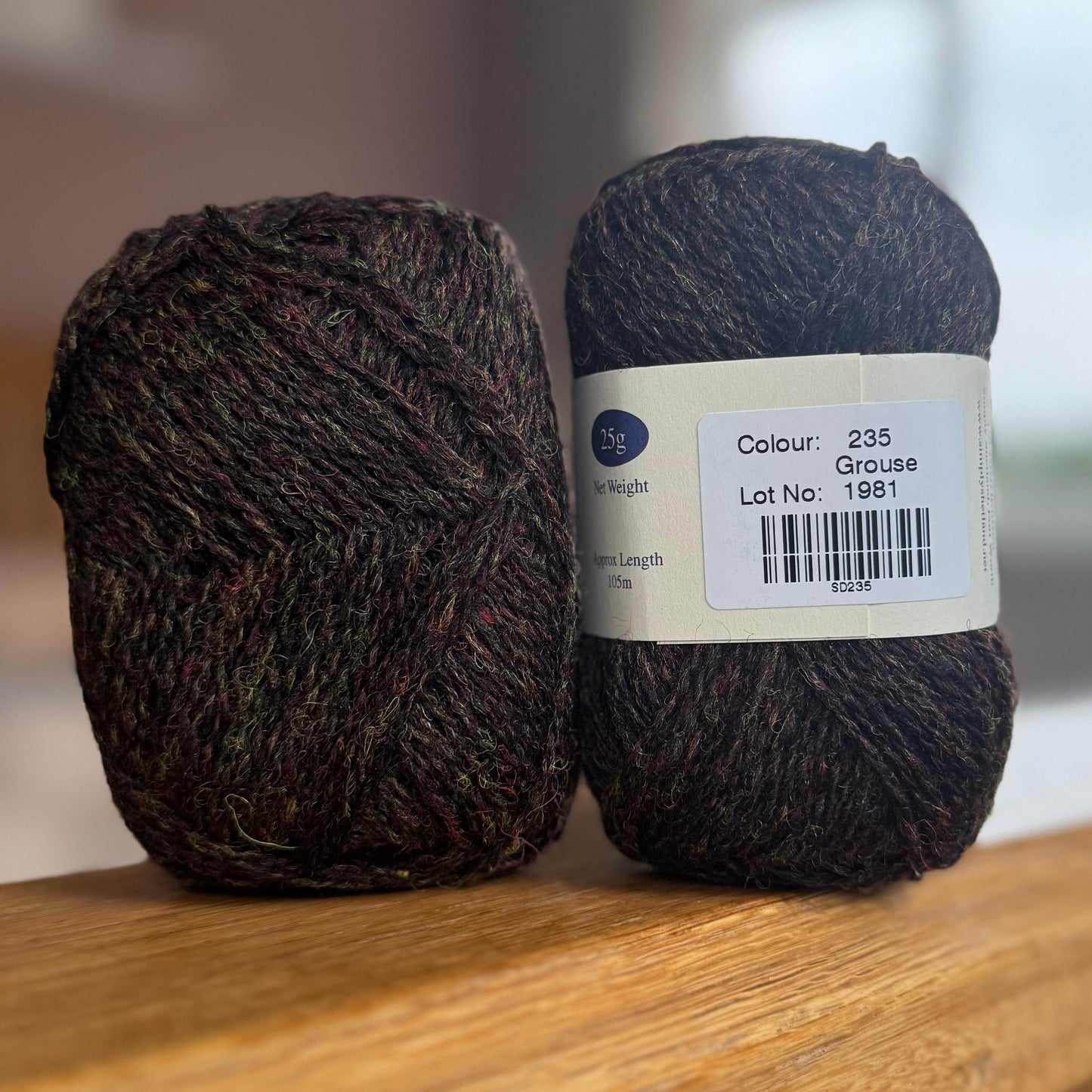 25g balls of Spindrift grouse