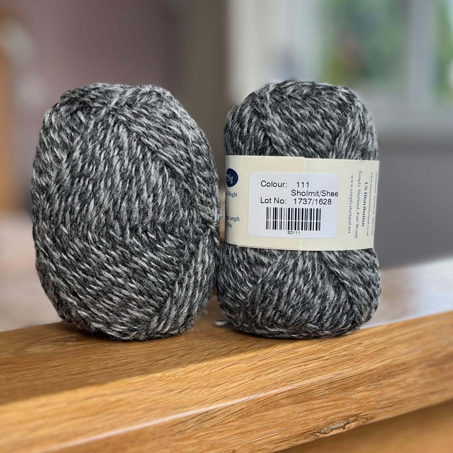 25g balls of Spindrift sholmit and shae