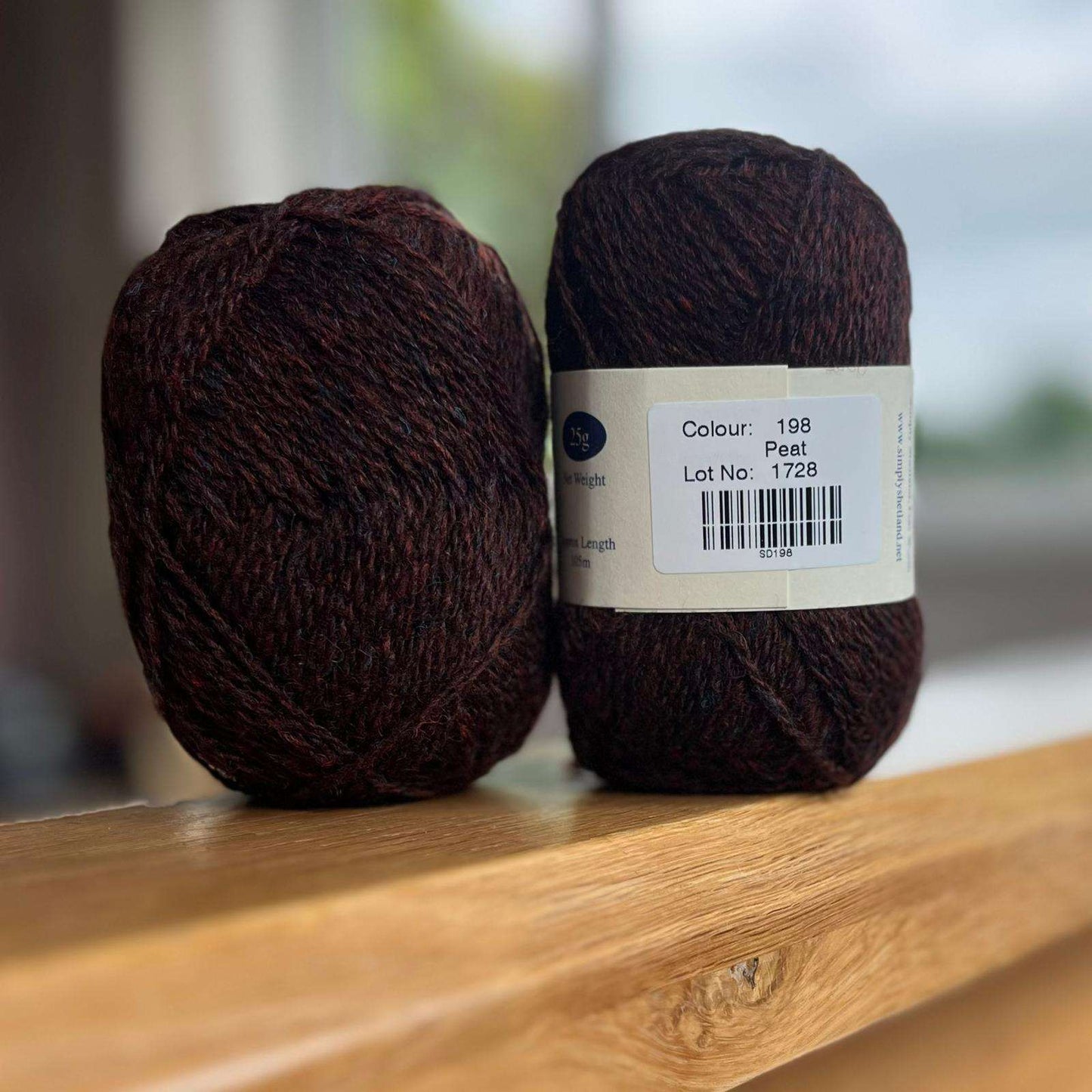 25g balls of Spindrift peat
