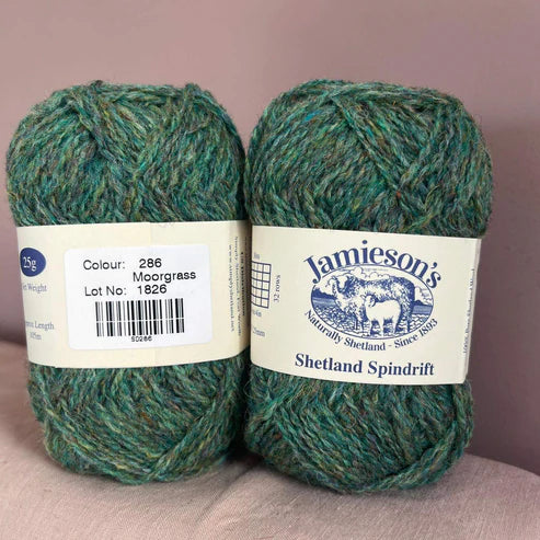 Jamieson's of Shetland Spindrift - Greens