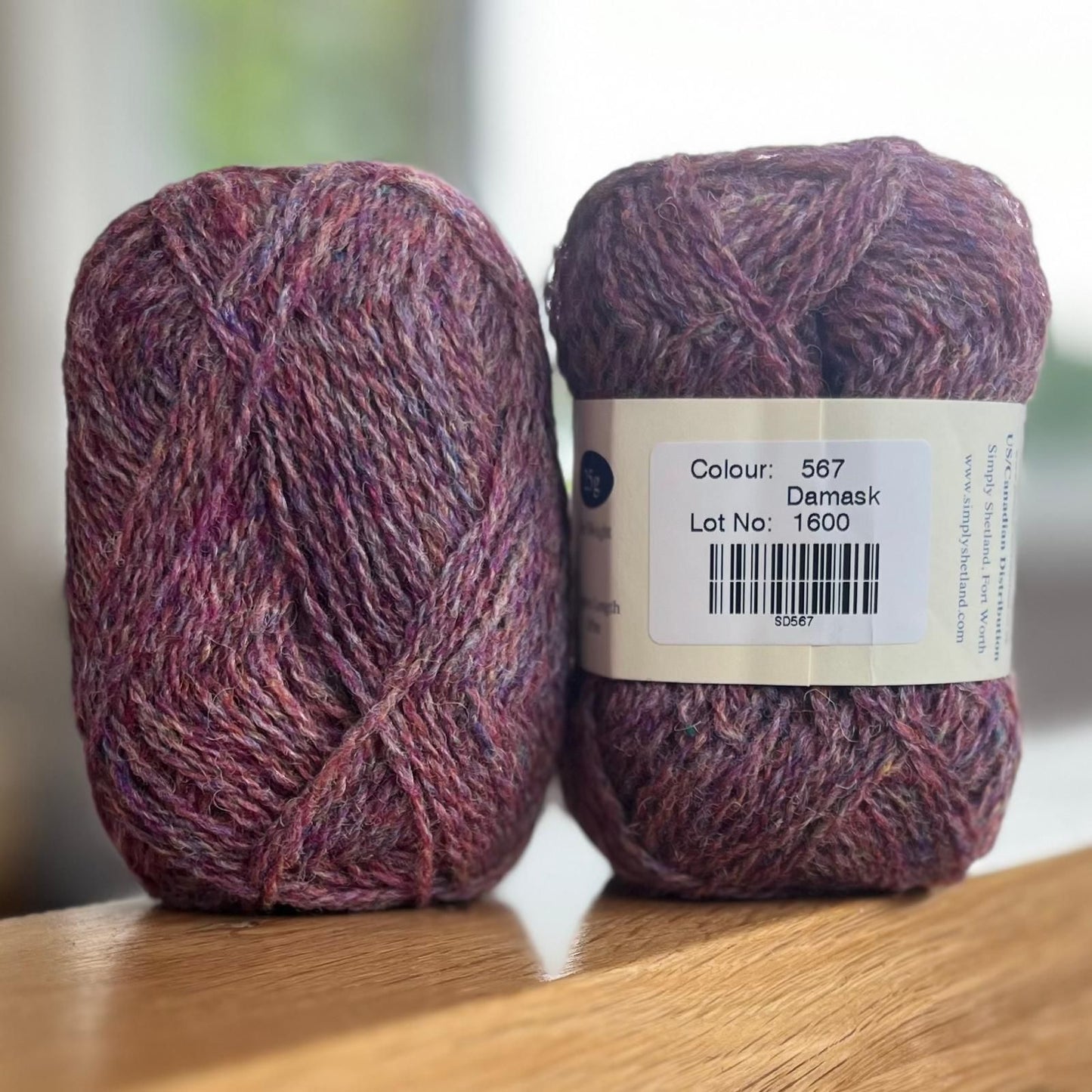 Jamieson's of Shetland Spindrift Pinks and Reds
