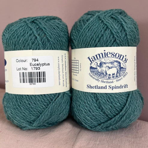 Jamieson's of Shetland Spindrift - Greens