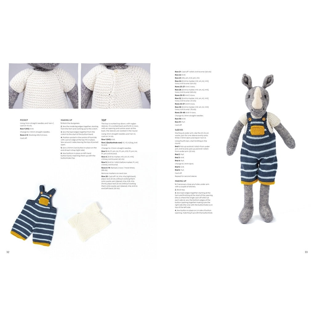 Knitted Wild Animal Friends by Louise Crowther