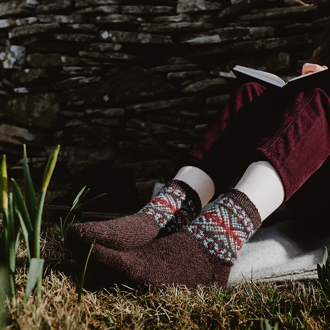 Taing Fair Isle Socks by Janette Budge