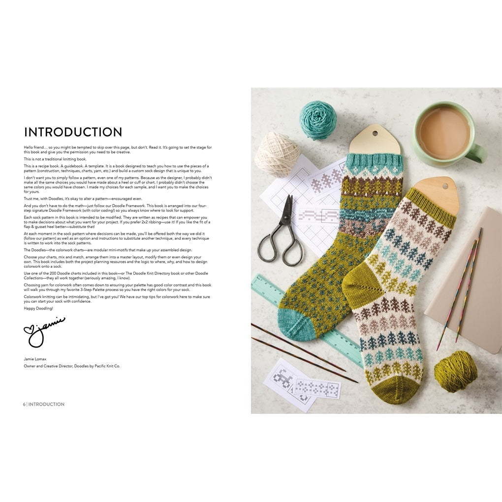 The Doodle Sock Knitting Directory by Jamie Lomax