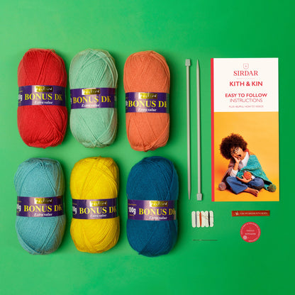 Sirdar Kith & Kin Knitting Kit - Cuddle Blanket
