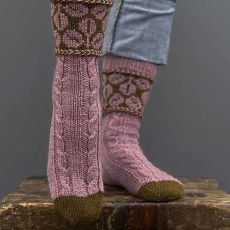 Trideco Socks by Virginia Sattler-Reimer