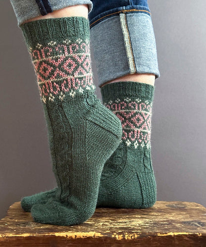 Aegle Socks Kit by Virginia Sattler-Reimer