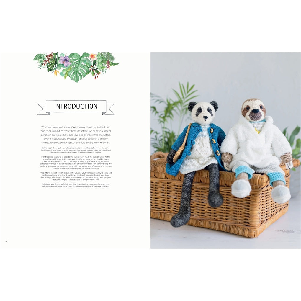 Knitted Wild Animal Friends by Louise Crowther