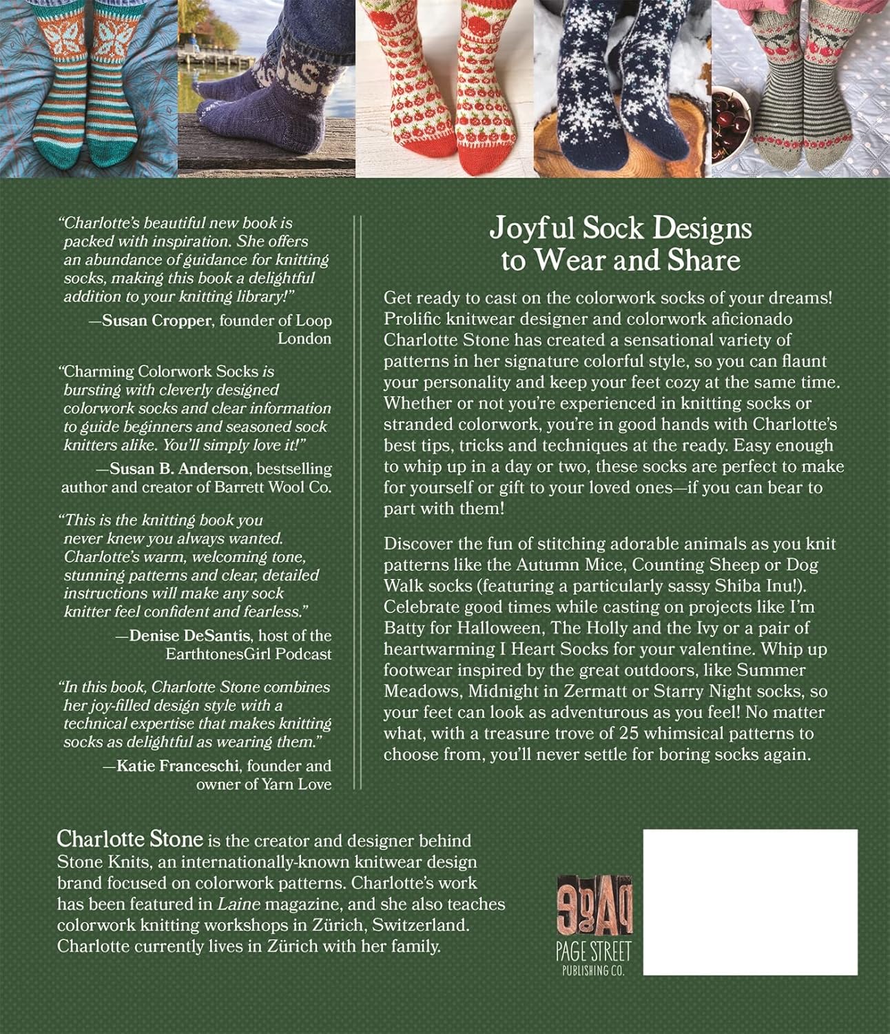 Charming Colourwork Socks by Charlotte Stone
