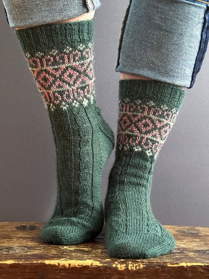 Aegle Socks Kit by Virginia Sattler-Reimer