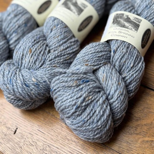 Grey donegal wool