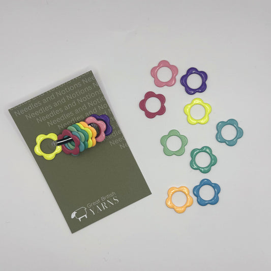 Stitch Markers - Flowers