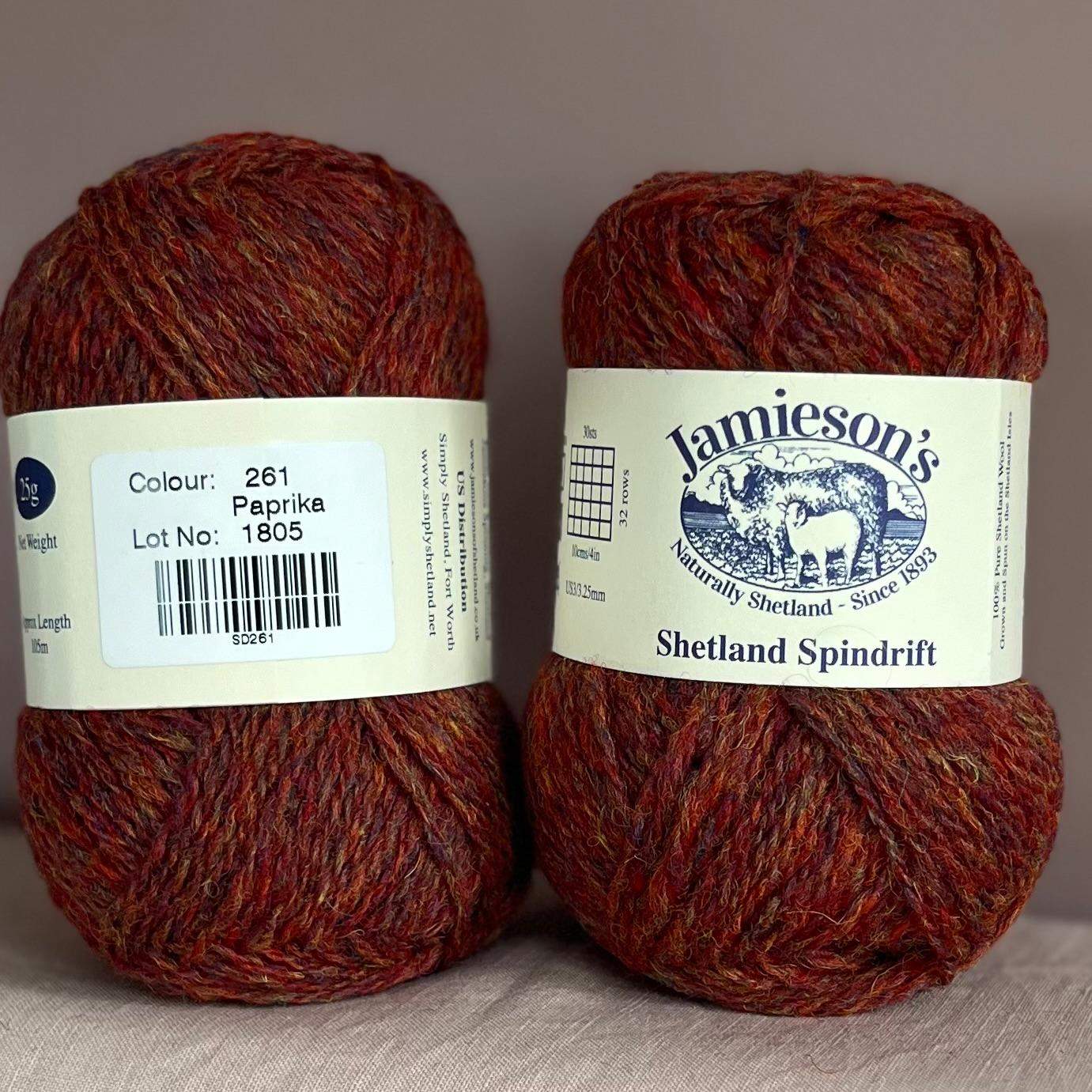 Jamieson's of Shetland Spindrift Oranges & Yellows