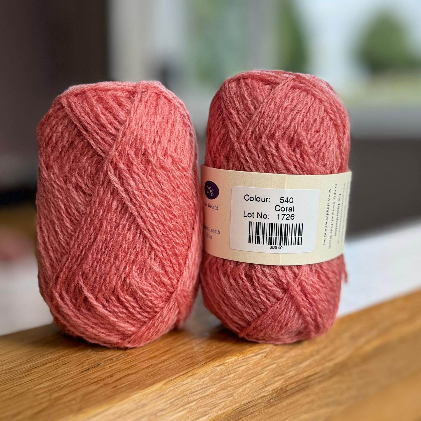 Jamieson's of Shetland Spindrift Pinks and Reds