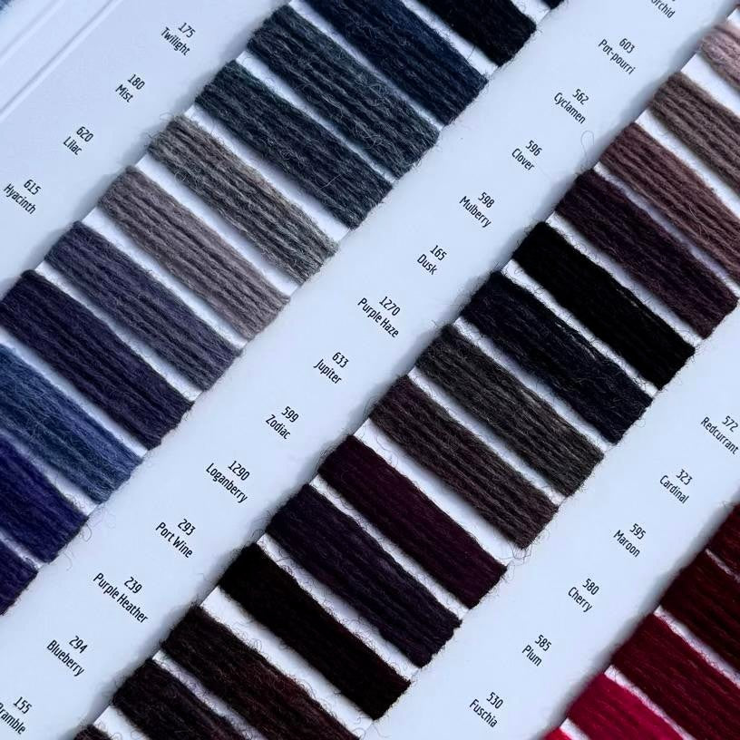 Jamieson's of Shetland Spindrift Shade Chart