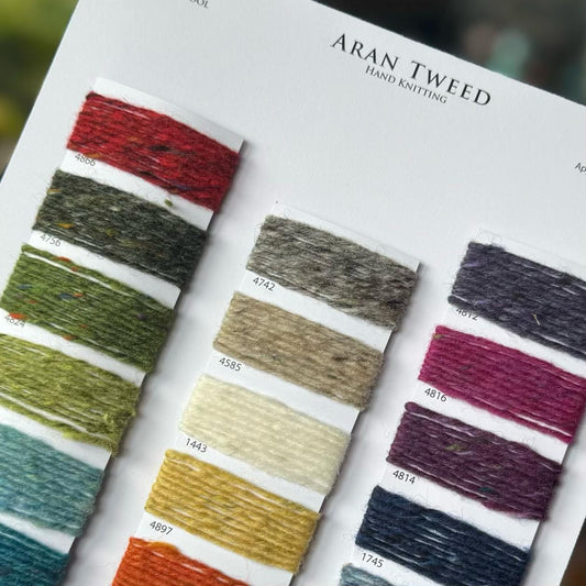 Studio Donegal Aran Tweed Shade Cards