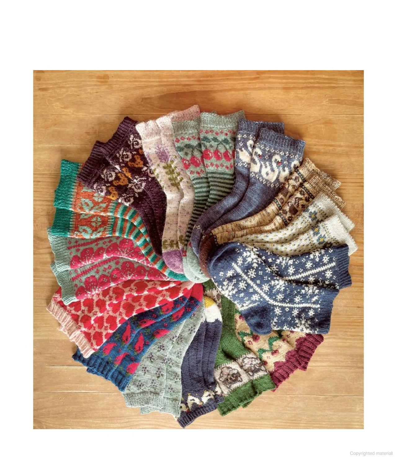 Charming Colourwork Socks by Charlotte Stone