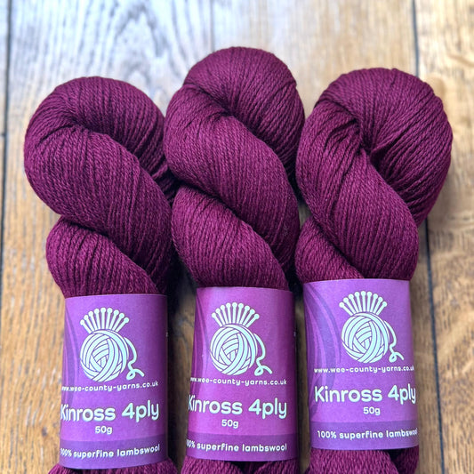 Wee County Yarns Kinross 4ply