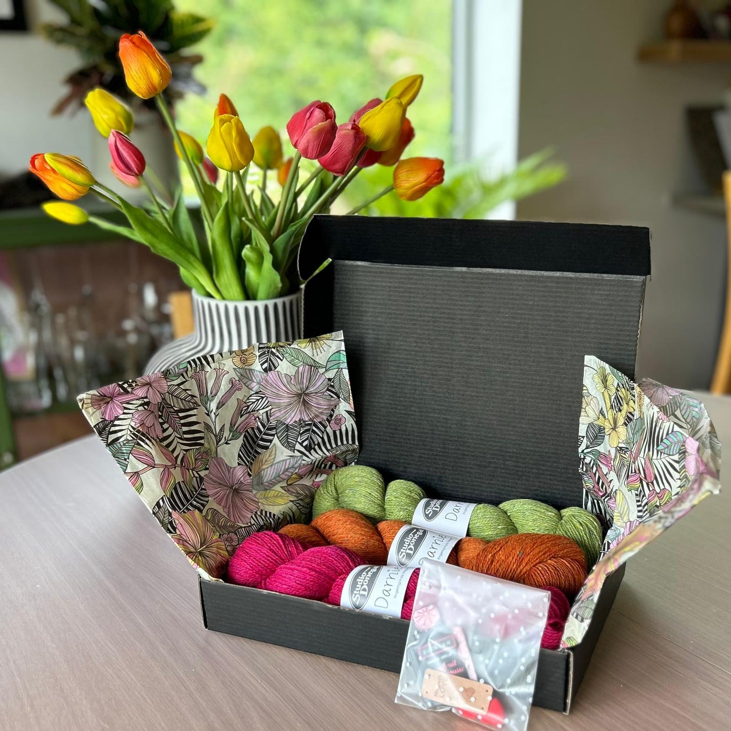 Great British Yarns Gift Wrapping.