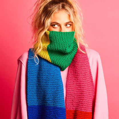 Sirdar Kith & Kin Knitting Kit - Colour Block Scarf