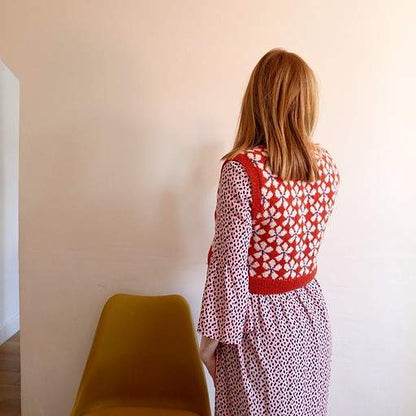 Daisied Vest by Eugenie Girou
